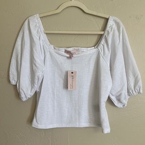 NWT philosophy square neck top